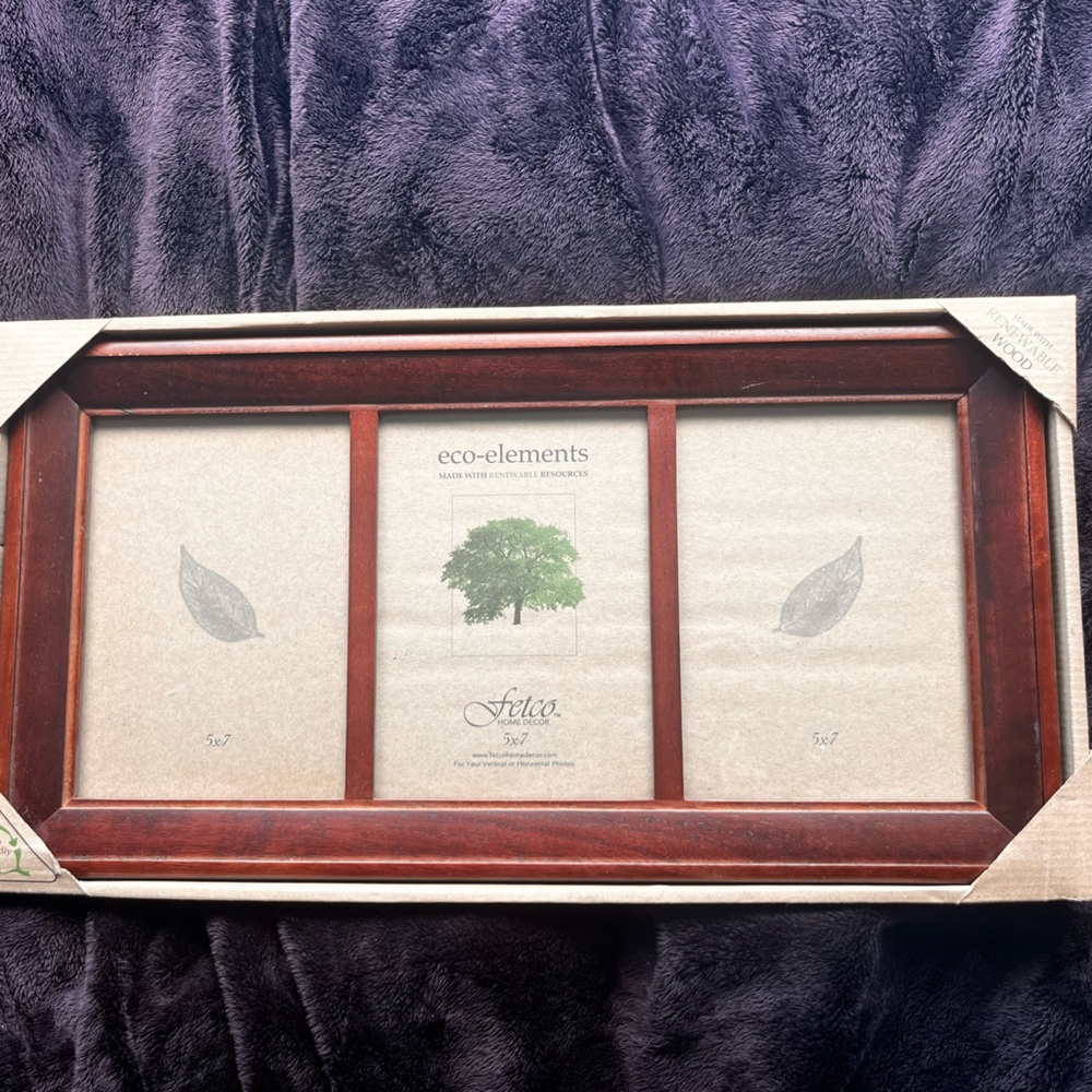 5x7 Picture Frame made with renewable wood